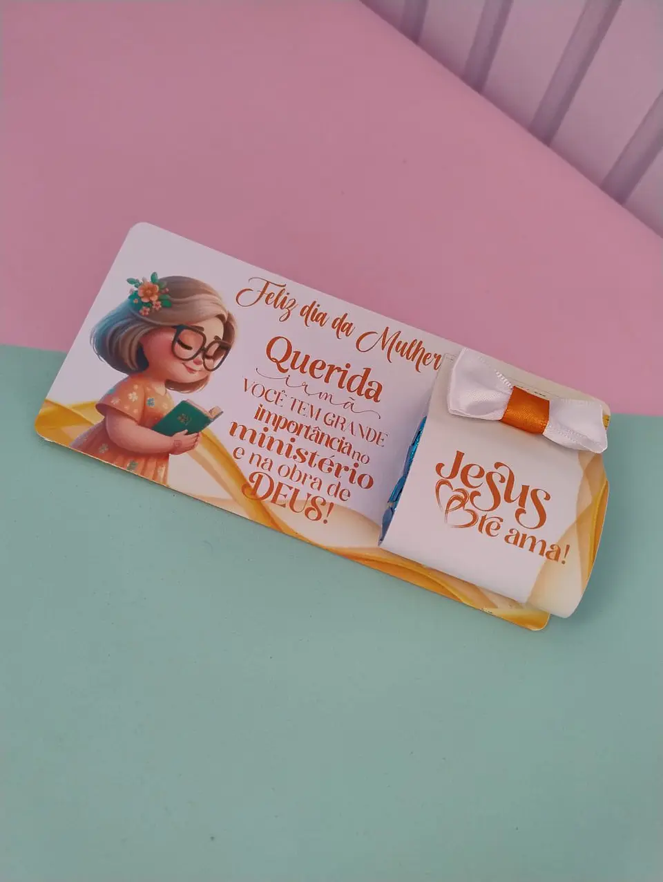 Arquivo de Corte Card Presente Dia da Mulher 2026 6