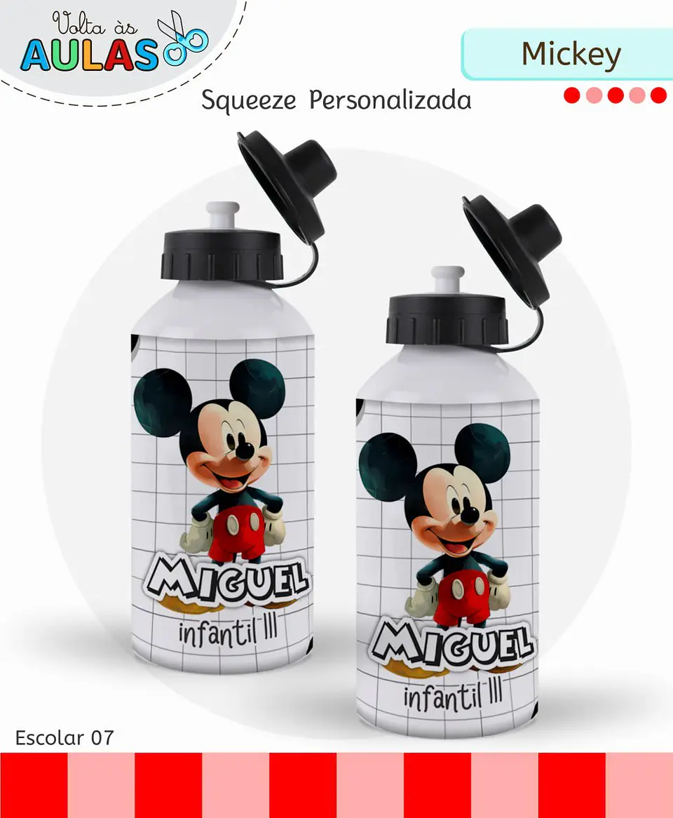 Arquivo Digital Pack Volta ás Aulas Escolar 2026 Mickey 8