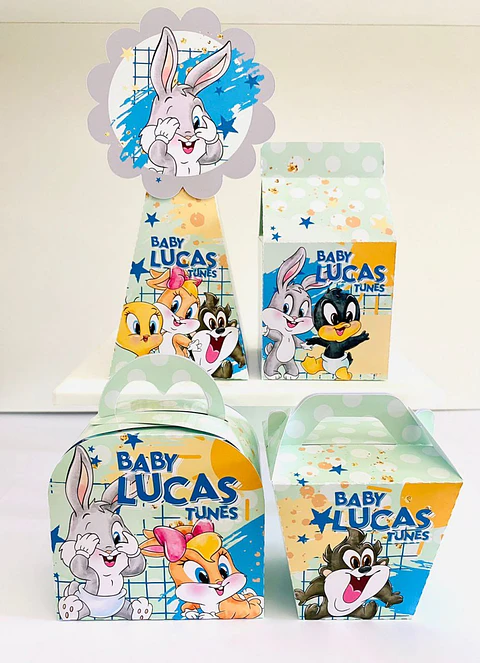 Arquivo de Corte Kit Festa Baby Looney Tunes