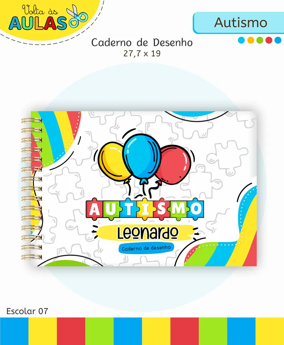 Arquivo Digital Pack Volta ás Aulas Escolar 2026 Autismo 2
