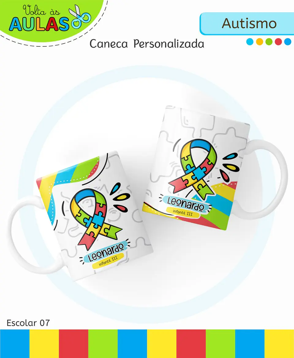 Arquivo Digital Pack Volta ás Aulas Escolar 2026 Autismo 7