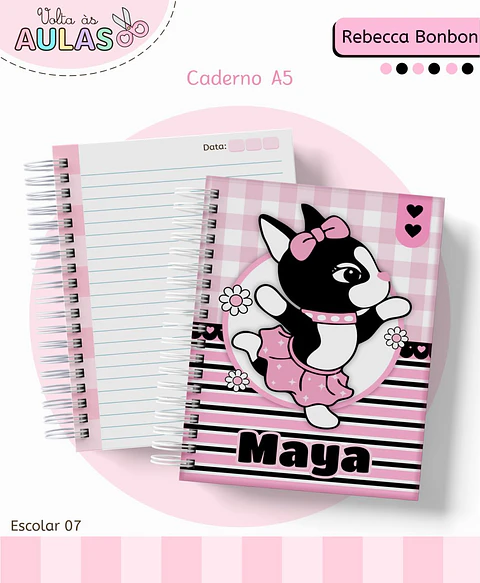 Arquivo Digital Pack Volta ás Aulas Escolar 2026 Rebecca Bonbon