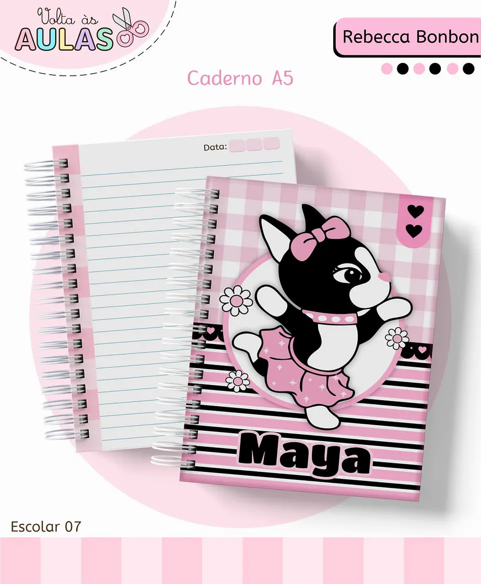Arquivo Digital Pack Volta ás Aulas Escolar 2026 Rebecca Bonbon 1
