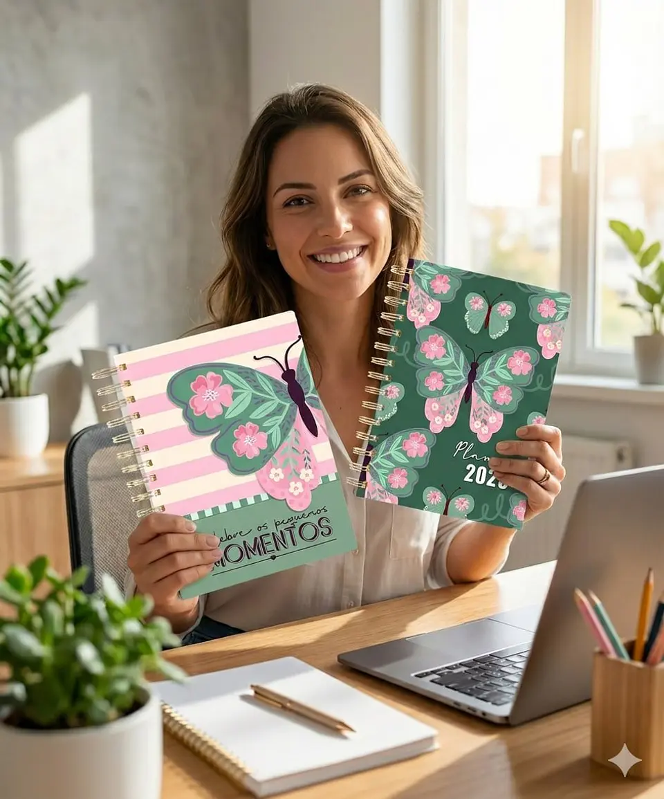 Arquivo Digital Pack Capas Borboletas Dia das Mulheres Flor de Maria 4