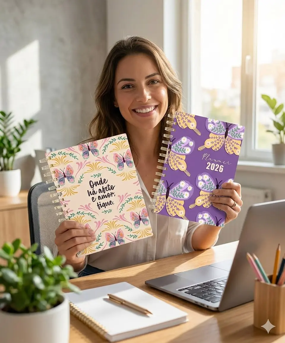 Arquivo Digital Pack Capas Borboletas Dia das Mulheres Flor de Maria 8