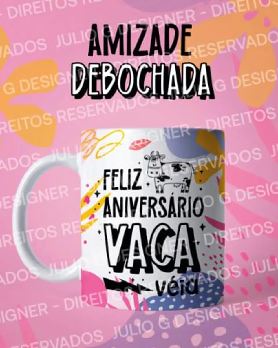Arquivo Digital Pack Canecas Amizade Debochada 2