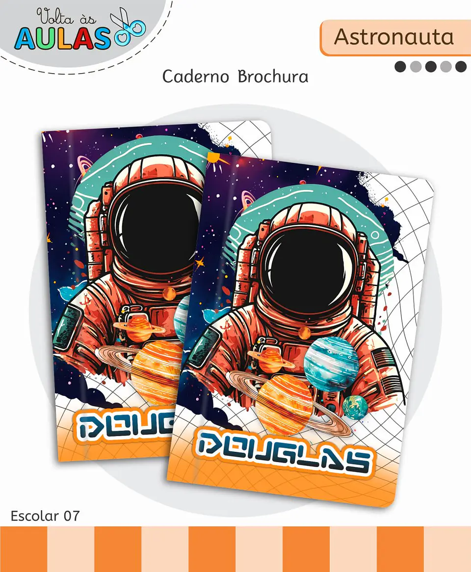 Arquivo Digital Pack Volta ás Aulas Escolar 2026 Astronauta 3