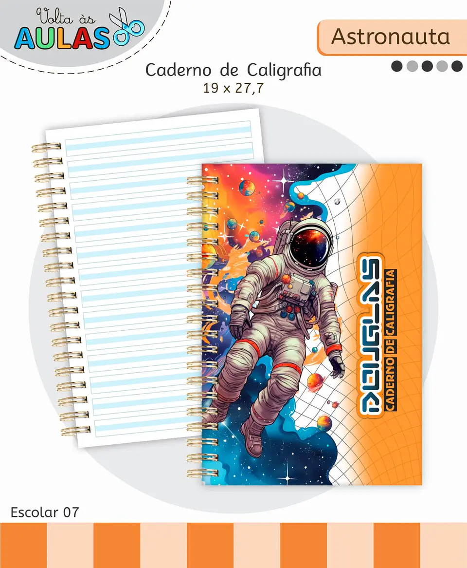Arquivo Digital Pack Volta ás Aulas Escolar 2026 Astronauta 4