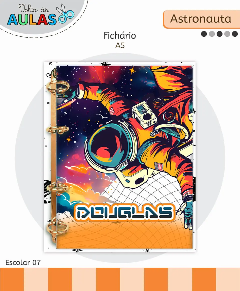 Arquivo Digital Pack Volta ás Aulas Escolar 2026 Astronauta 5