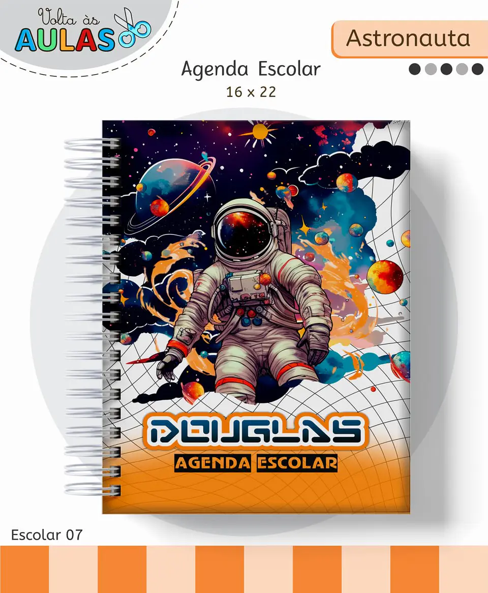 Arquivo Digital Pack Volta ás Aulas Escolar 2026 Astronauta 9