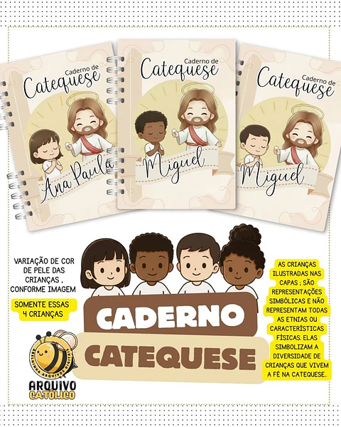 Arquivo Digital Pack Caderno de Catequese