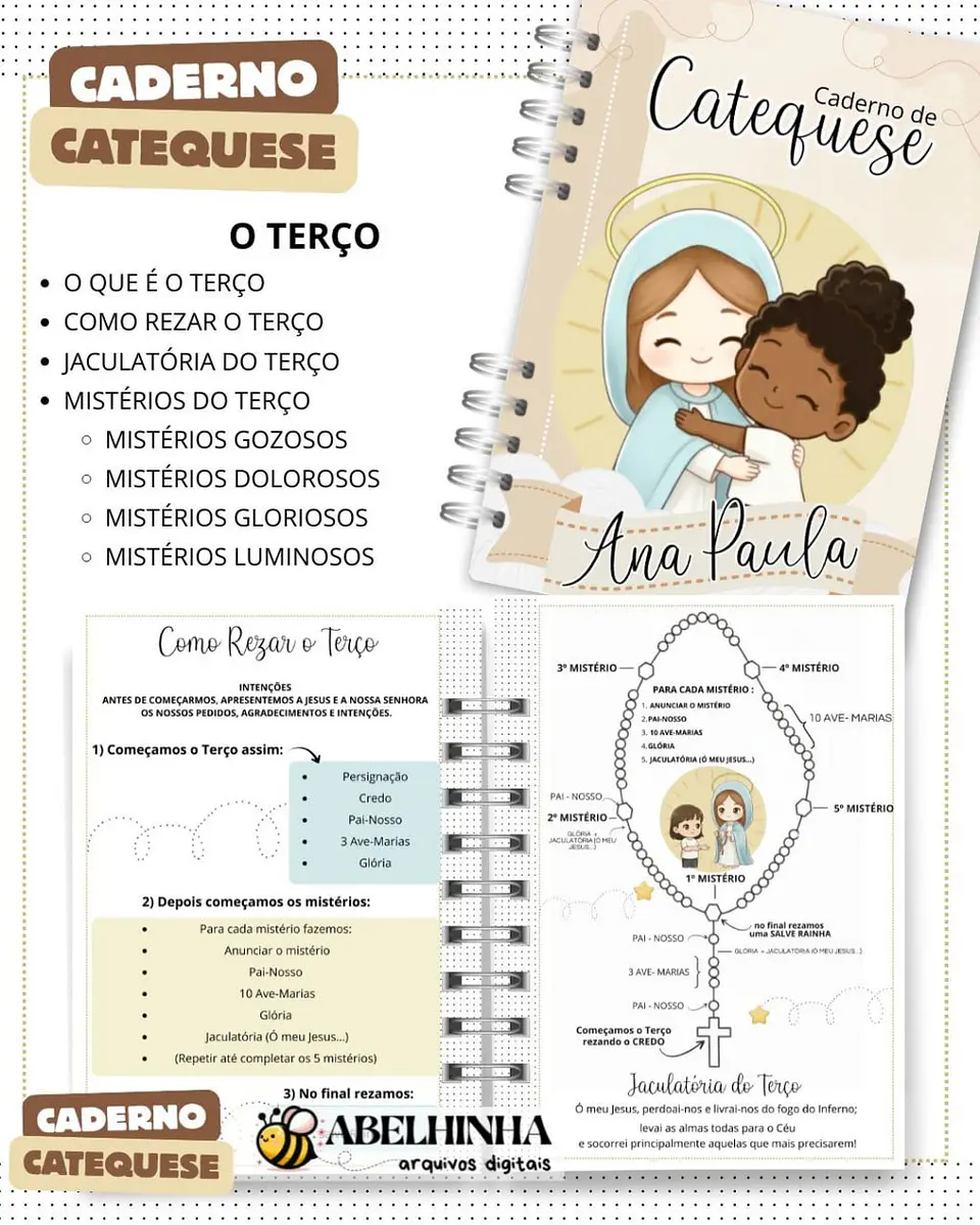 Arquivo Digital Pack Caderno de Catequese 6