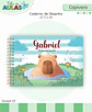 Arquivo Digital Pack Volta ás Aulas Escolar 2026 Capivara Menino - Thumbnail 4