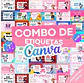 Arquivo Digital Combo de Etiquetas Canva - Thumbnail 1