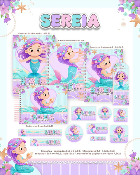 Arquivo Digital Pack Escolar 2.0 2026 Sereia