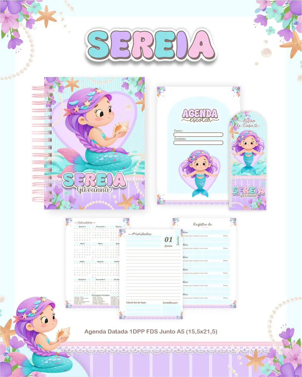 Arquivo Digital Pack Escolar 2.0 2026 Sereia 2
