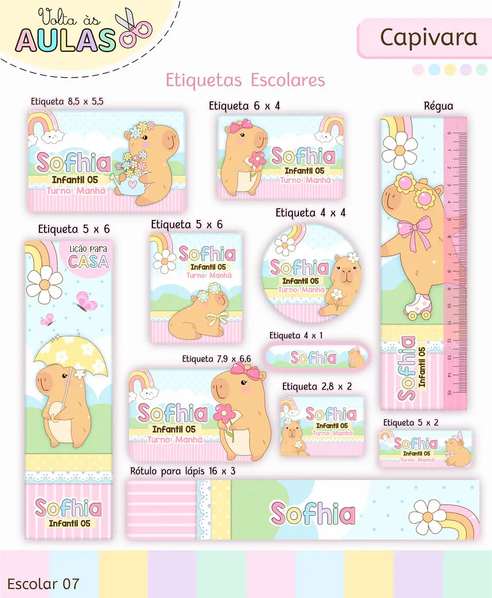 Arquivo Digital Pack Escolar 2.0 2026 Capivara 4