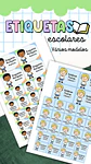 Arquivo Digital Kit Etiquetas Escolares 2026 - Thumbnail 3