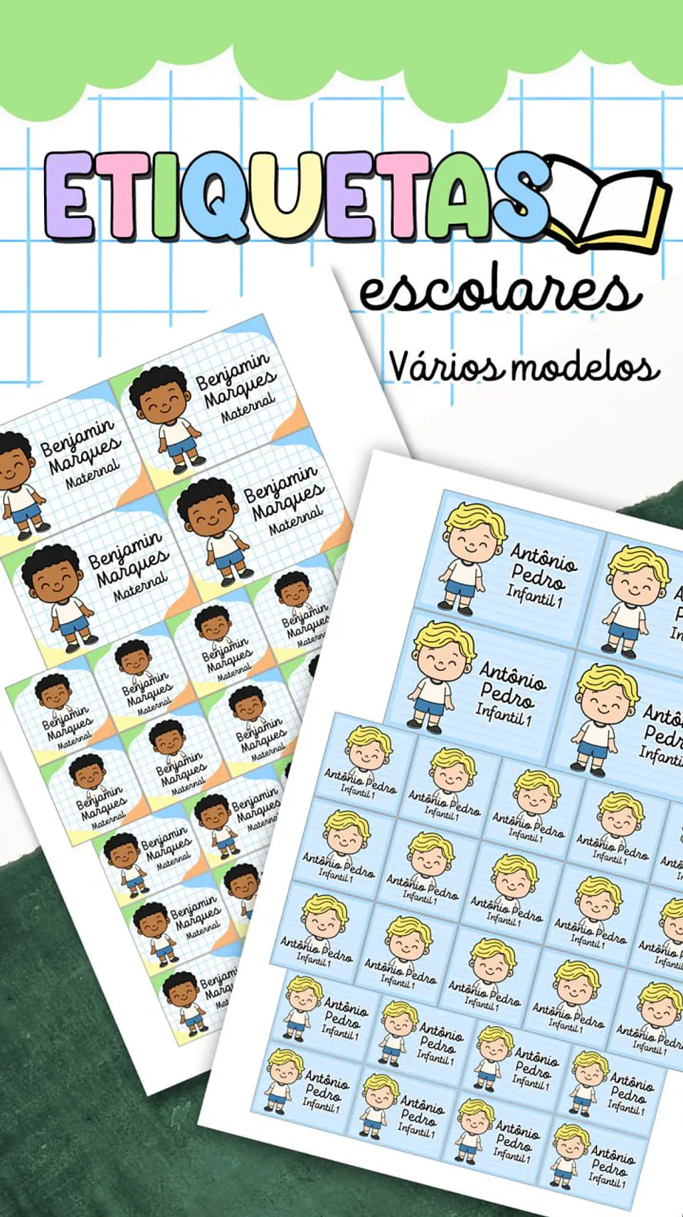 Arquivo Digital Kit Etiquetas Escolares 2026 3