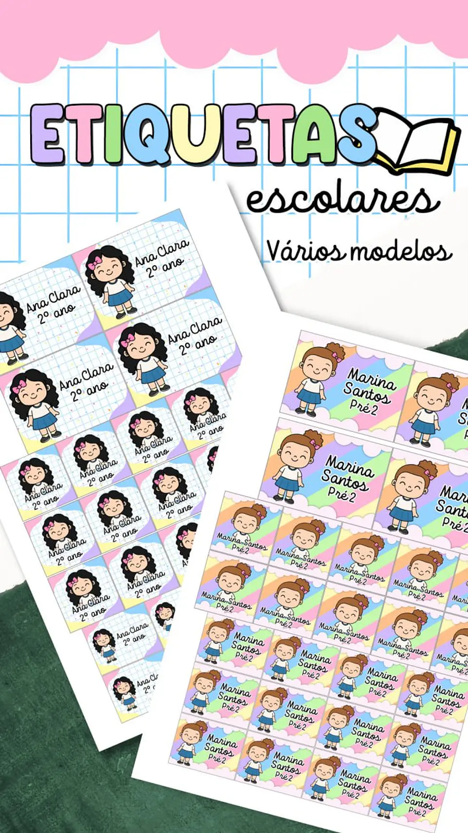 Arquivo Digital Kit Etiquetas Escolares 2026 10