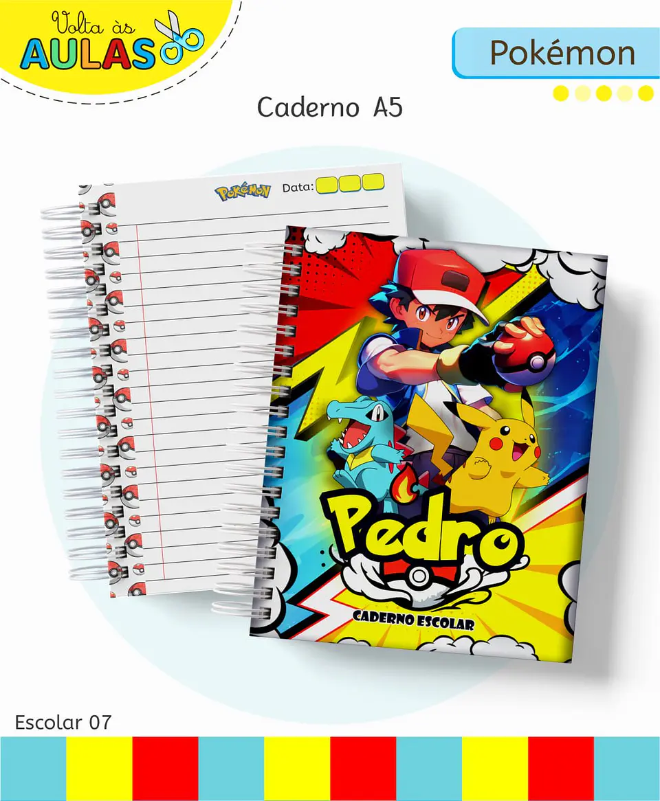 Arquivo Digital Pack Escolar 2.0 2026 Pokemon 1
