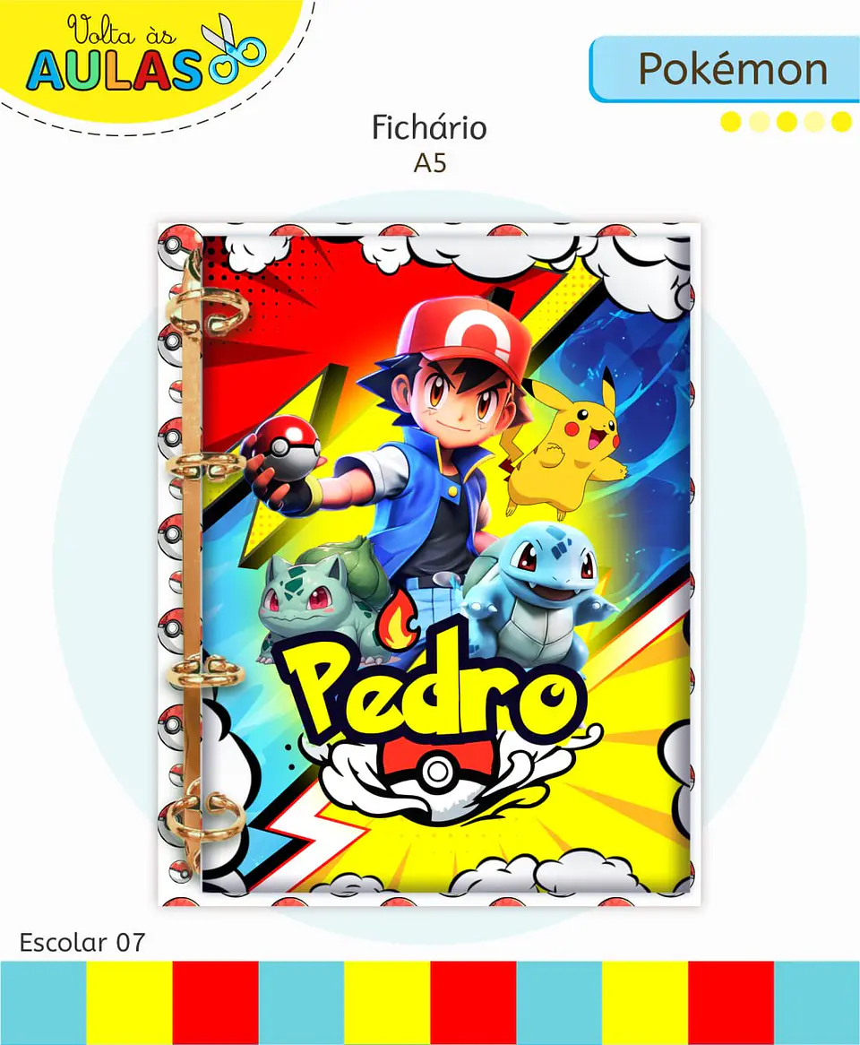 Arquivo Digital Pack Escolar 2.0 2026 Pokemon 6