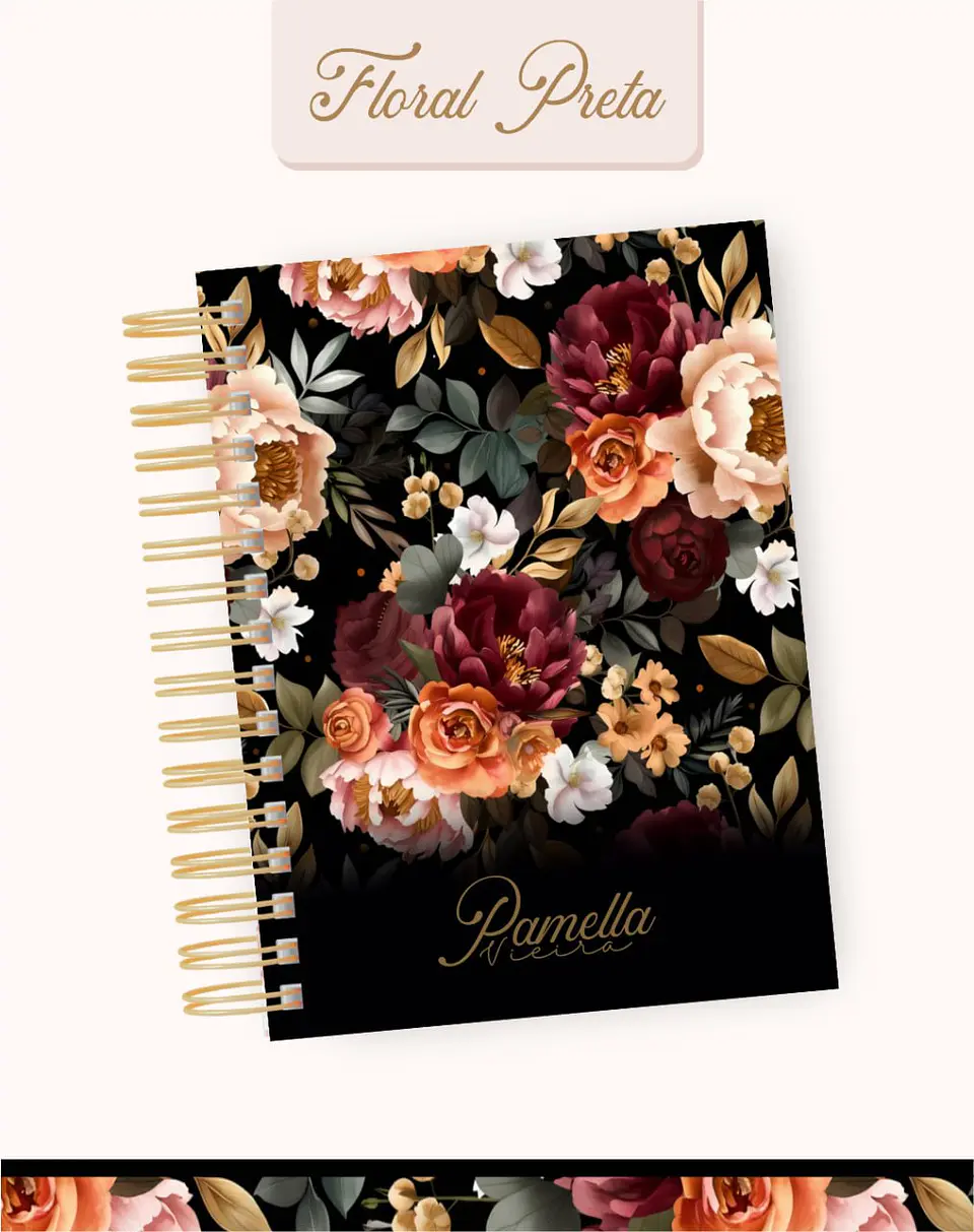 Arquivo Digital Coleção Floral Preta 5