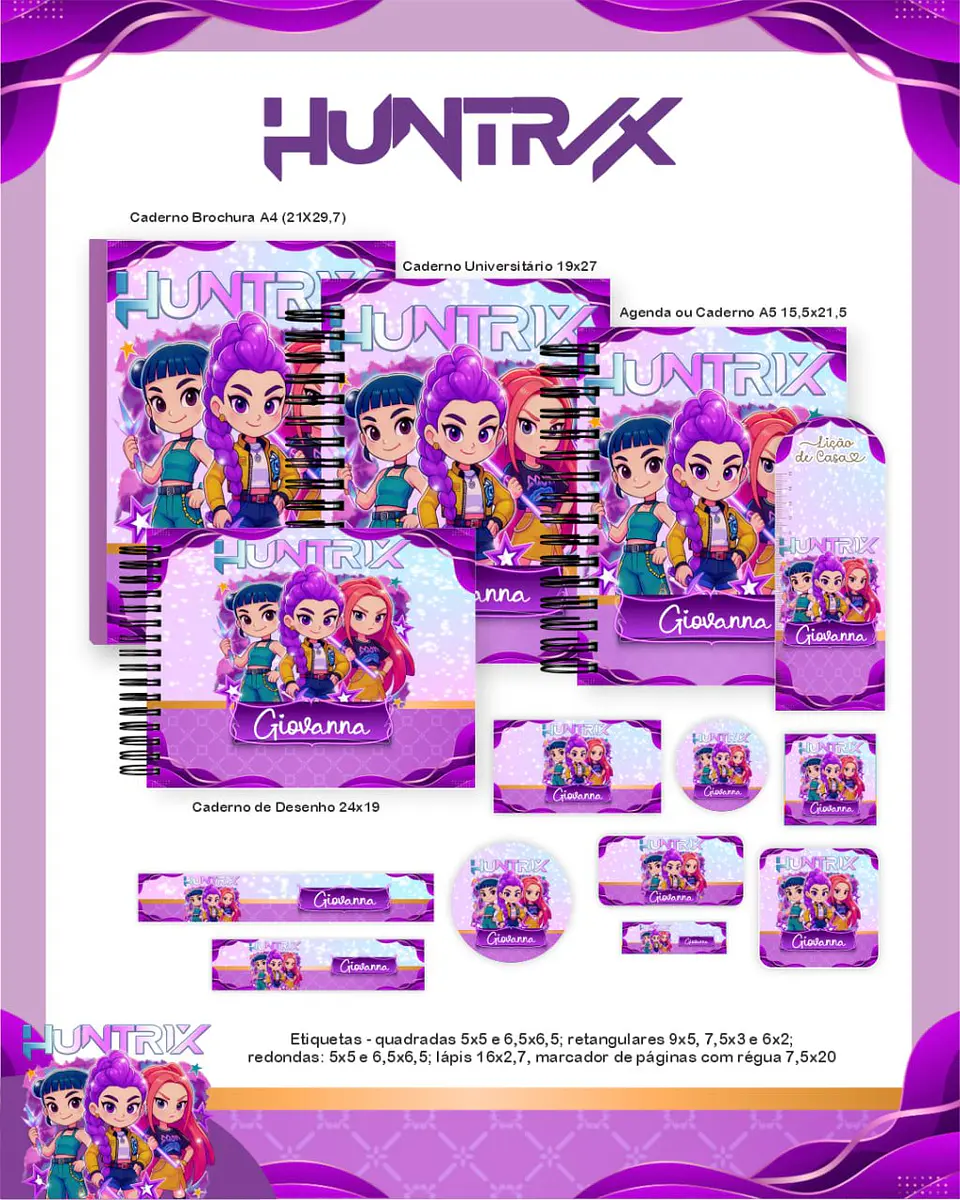 Arquivo Digital Pack 2.0 2026 Huntrix 1
