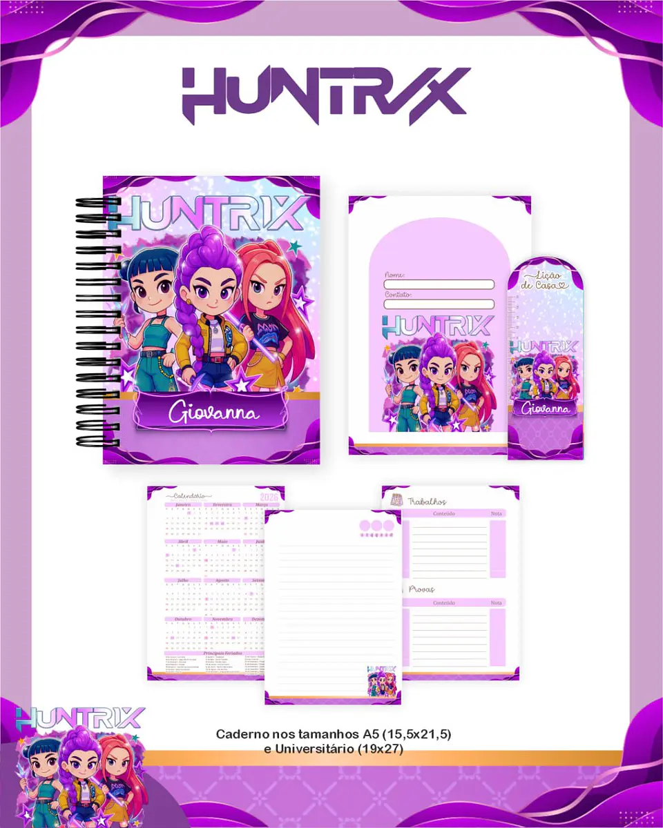 Arquivo Digital Pack 2.0 2026 Huntrix 2