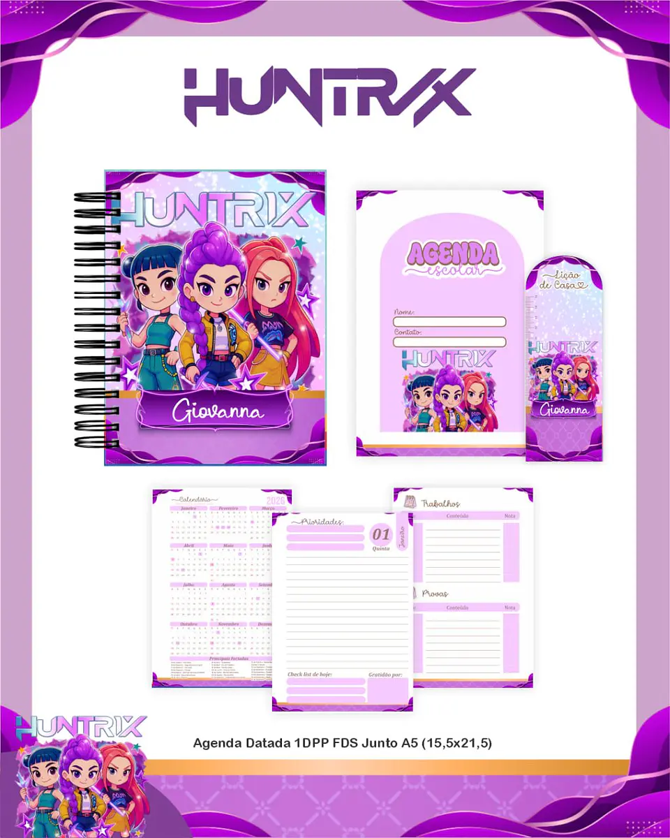 Arquivo Digital Pack 2.0 2026 Huntrix 3