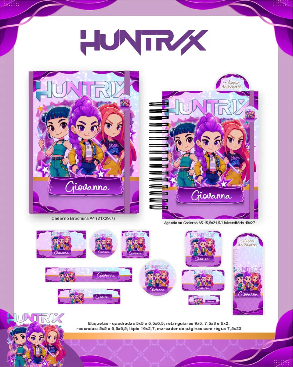 Arquivo Digital Pack 2.0 2026 Huntrix 4