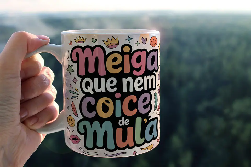 Arquivo Digital Sublimação Amiga, Parceira - Amizade Verdadeira 6