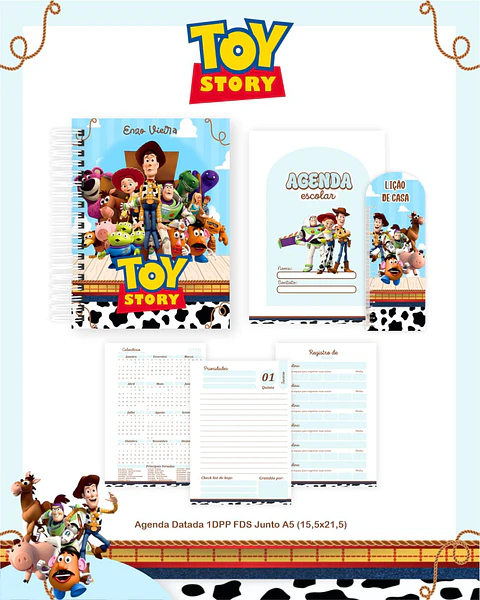 Arquivo Digital Pack Escolar 2.0 2026 Toy Story