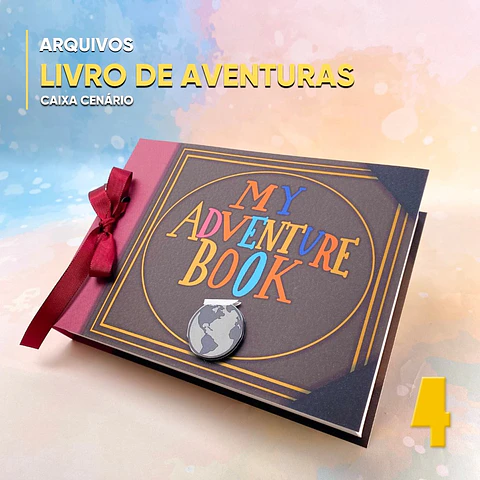 Arquivo de Corte Caixa Livro de Aventuras