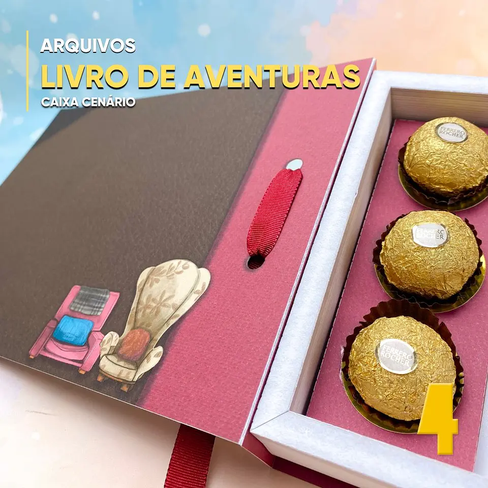 Arquivo de Corte Caixa Livro de Aventuras 5