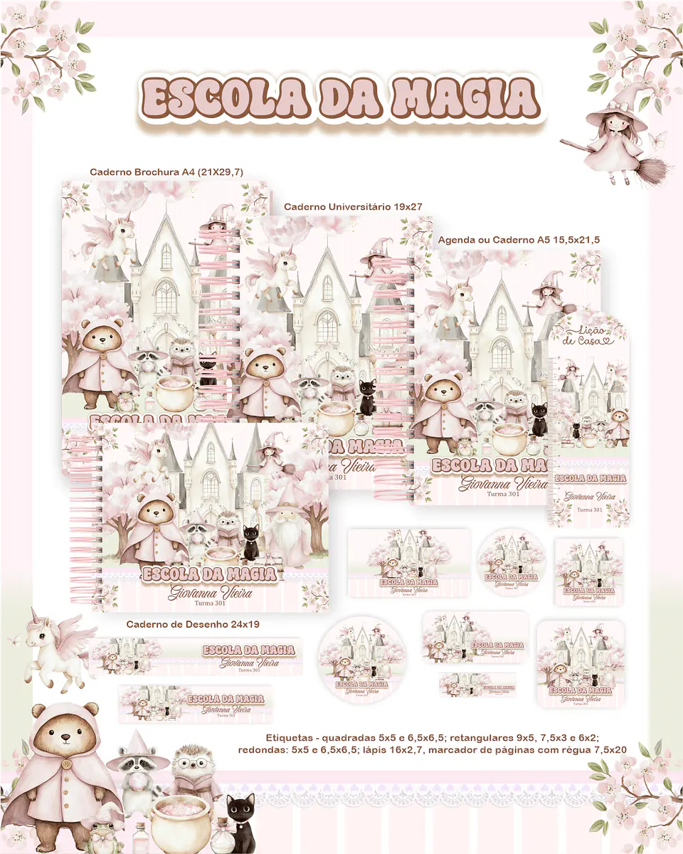 Arquivo Combo Escola da Magia 3