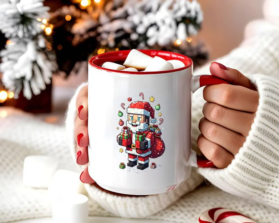 Arquivo Combo Caneca + Moletom Natalino Minecraft 3