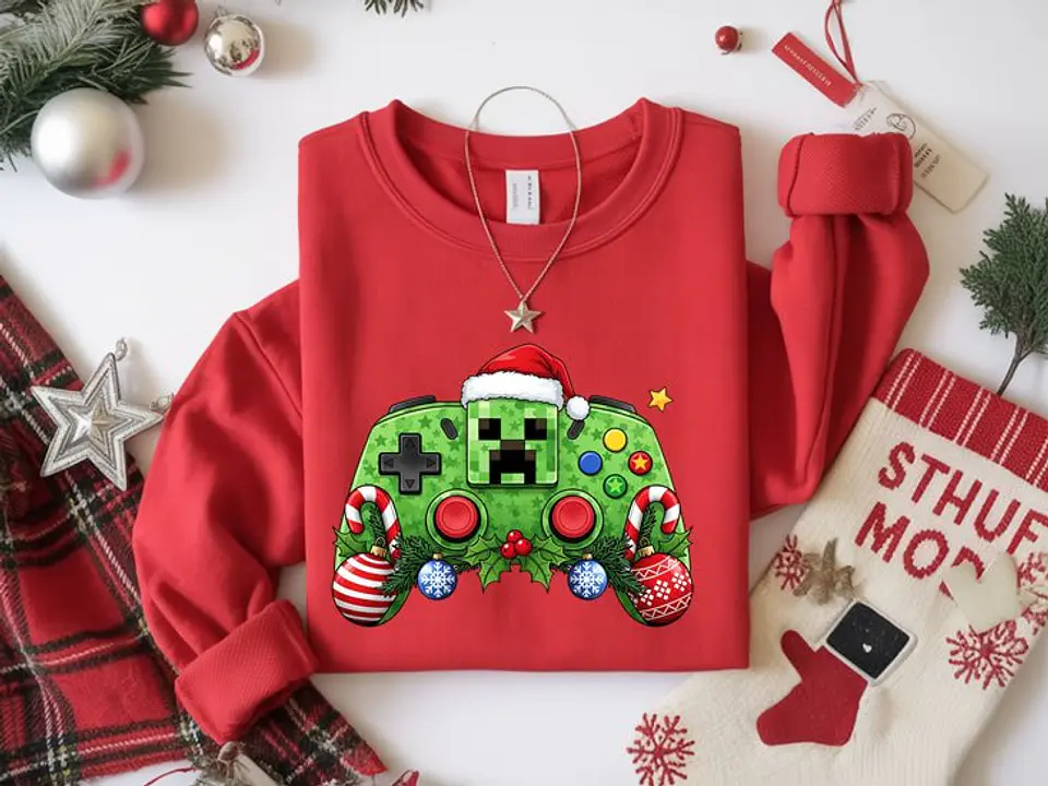 Arquivo Combo Caneca + Moletom Natalino Minecraft 6
