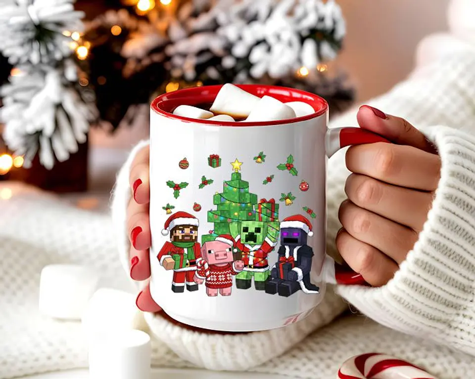 Arquivo Combo Caneca + Moletom Natalino Minecraft 7