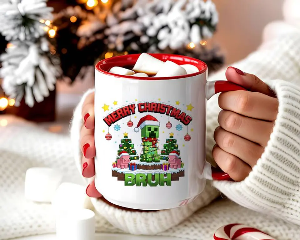 Arquivo Combo Caneca + Moletom Natalino Minecraft 15