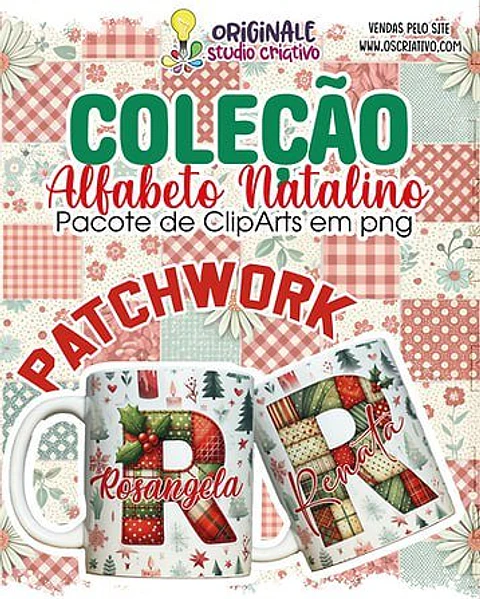 Arquivo Digital Coleção Alfabeto Natalino Patchwork