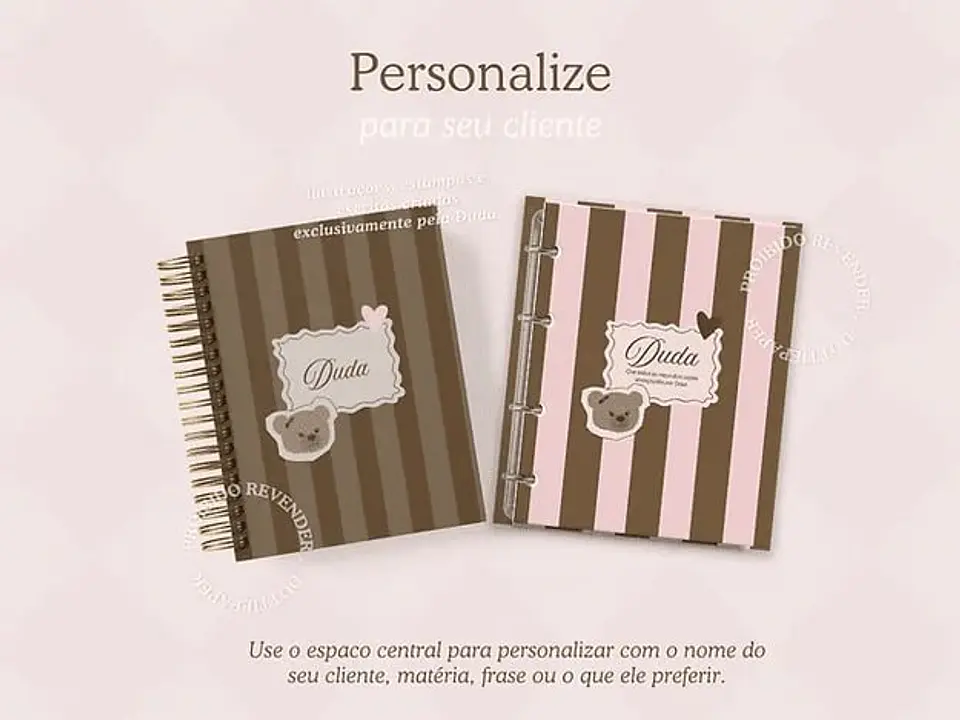 Arquivo Digital Capas Argolado Bella School 4
