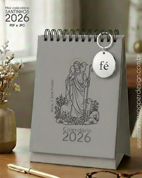 Arquivo de Digital Mini Calendario Santinhos 2026