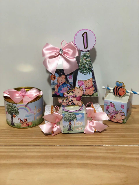 Arquivo de Corte Kit Festa Ursinho Pooh