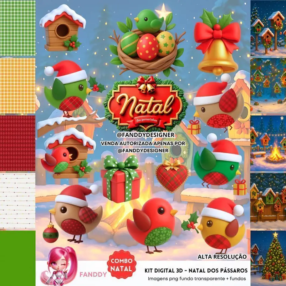 Arquivo Digital Combo 12 Kits Digitais Natalinos 26