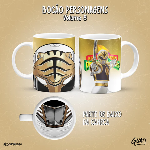 Arquivo Digital Canecas Bocão Personagens Volume 8