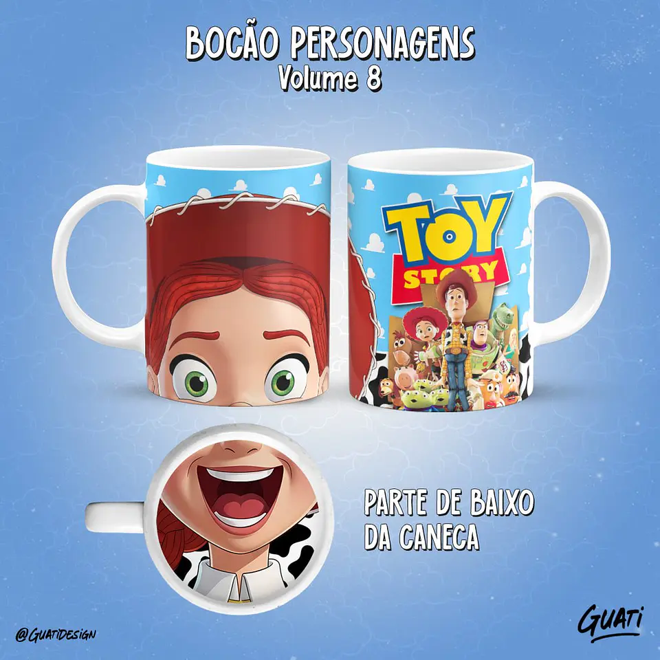Arquivo Digital Canecas Bocão Personagens Volume 8 4