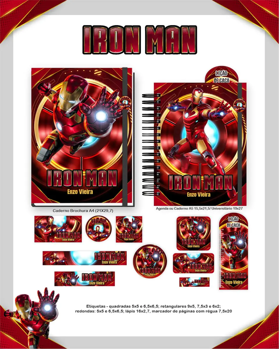 Arquivo Digital Pack Escolar 2.0 2026 Homem Aranha 4