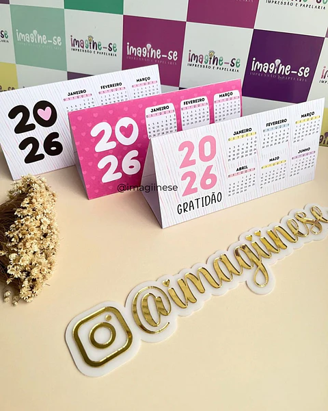 Arquivo de Corte Calendário de Mesa A4