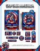 Arquivo Digital Pack Escolar 2.0 2026 Capitão America - Thumbnail 4